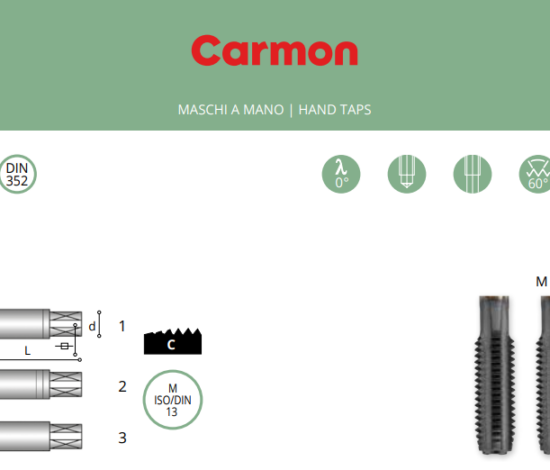 Carmon Takım Kılavuzu 40-55 HRC